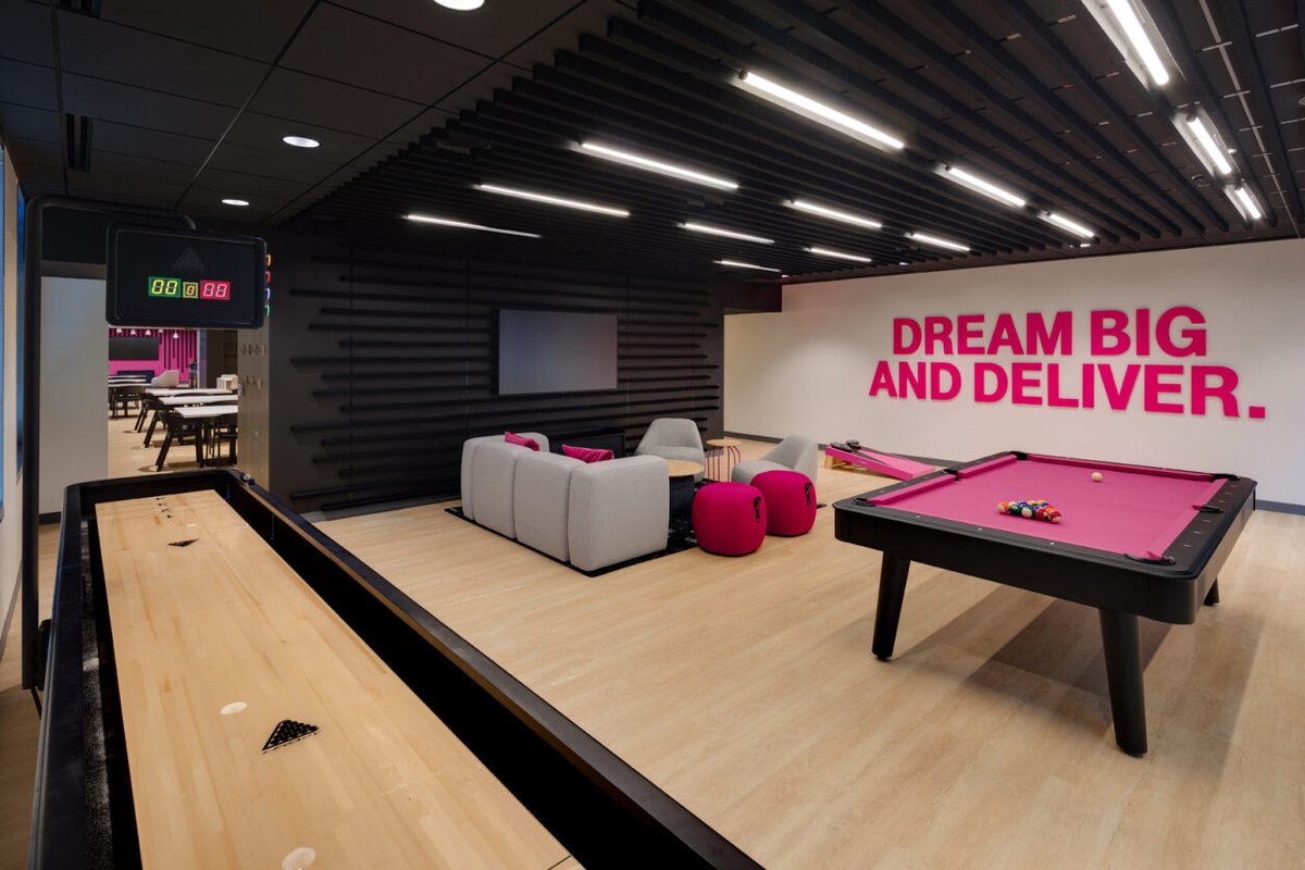 Introducing the new Herndon, VA, Regional Business Office!  This was a fun renovation project for my team and we hope our @Tmobile employees love their new workplace as much as we do. #BetterTogether