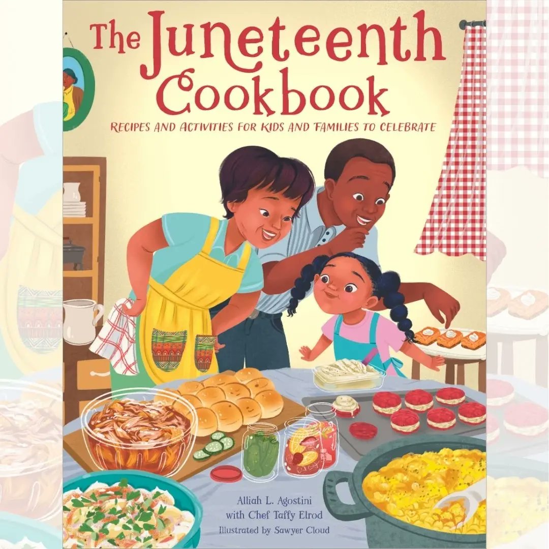 ✨COVER REVEAL ✨ Happy to share with you the cover of The Juneteenth Cookbook. My first cookbook 🥧 🥧The Juneteenth Cookbook: Recipes and Activities for Kids and Families to Celebrate is NOW AVAILABLE FOR PREORDER. 🥧Releasing on April 2, 2024 Link: quarto.com/books/97807603…