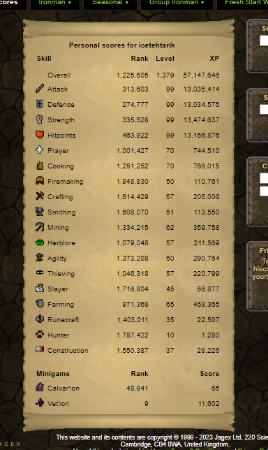 Coal_Ore_Rs's tweet photo. @OldSchoolRS @JagexSupport  I was looking at the top 10 vet'ion highscores. Since I get quite close myself now when going for the pet. Rank 10-5 look quite fishy, with batosai01 gaining massive kc's per day https://t.co/dRFnGbMtsi