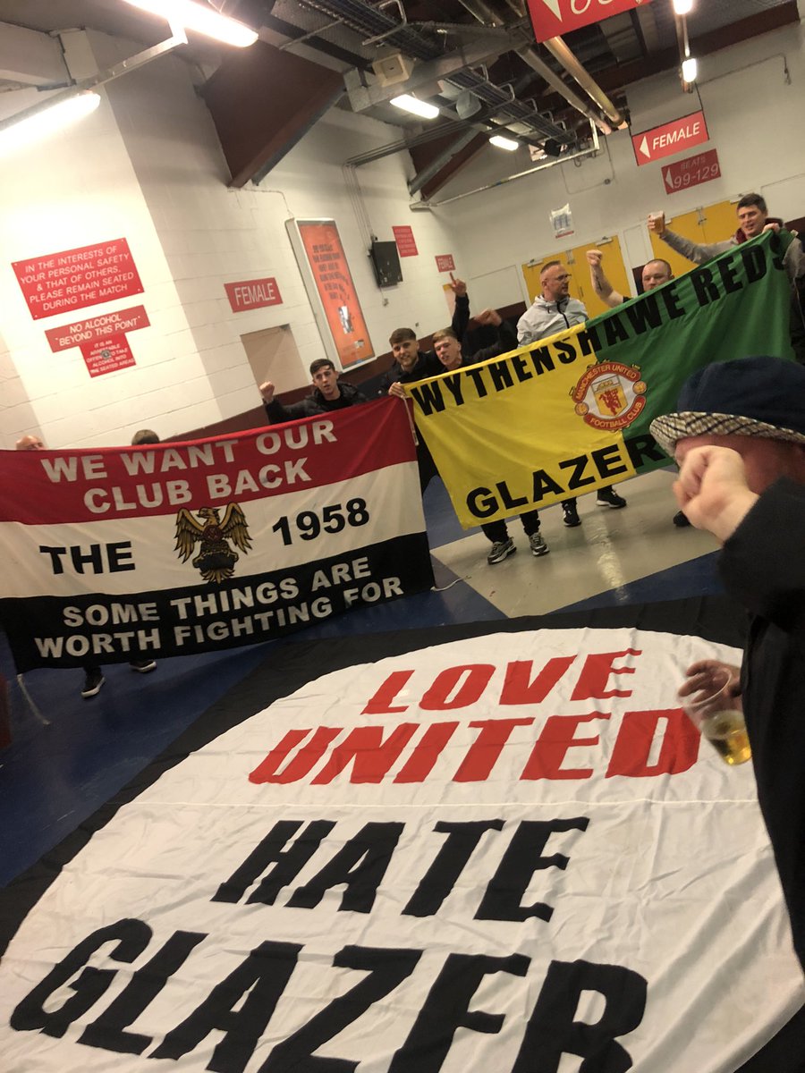 George2003b's tweet image. Glazers out