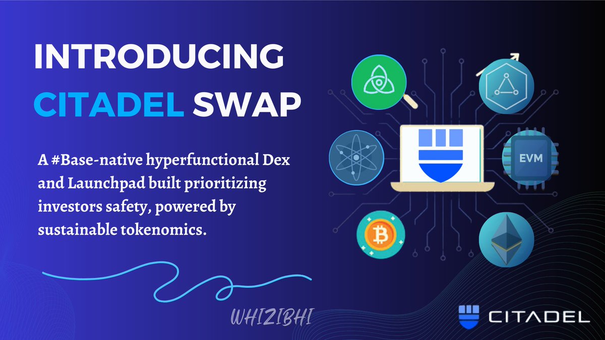 scripted_whiz's tweet image. Are you ready to embark on an epic ride through the crypto kingdom? Well, fasten your seatbelts because we're about to go into the world of Citadel, a fortress of innovation &amp;amp; security in the DeFi realm.

A thread 🧵
#Base #BaseProject #Layer2 #Citadel #FORT #esFort #BuildonBase