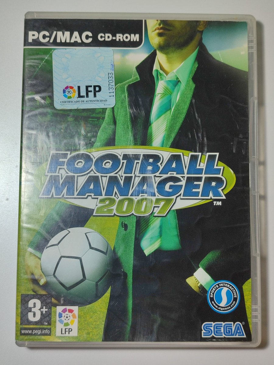 JJuanjeFM's tweet photo. Limpiando un poco por casa, he encontrado una reliquia 😍 Siempre os he comentado o mucha gente sabe que empecé desde casi antes de los dos dígitos de edad en el #FootballManager2007 fue mis inicios en este mundillo 😌👏
Muchas partidas increíbles, recuerdos maravillosos🤞 https://t.co/Iyyezl2tgg