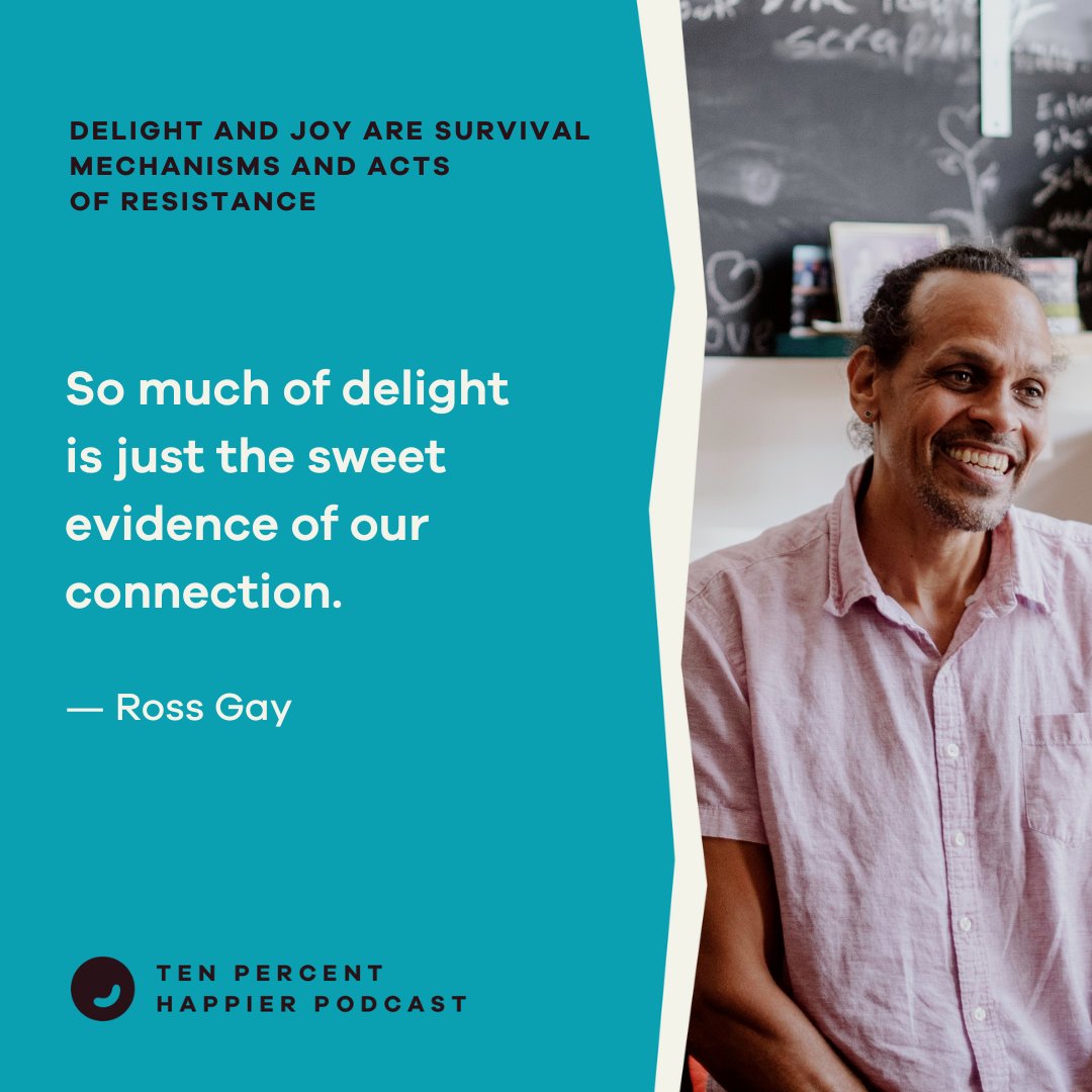 Can joy and delight be an act of resistance? Essayist &amp; Poet, Ross Gay, joins <a href="/danbharris/">Dan Harris</a> on the podcast to talk all things joy. Listen now: link.chtbl.com/Pav1h4Qs
