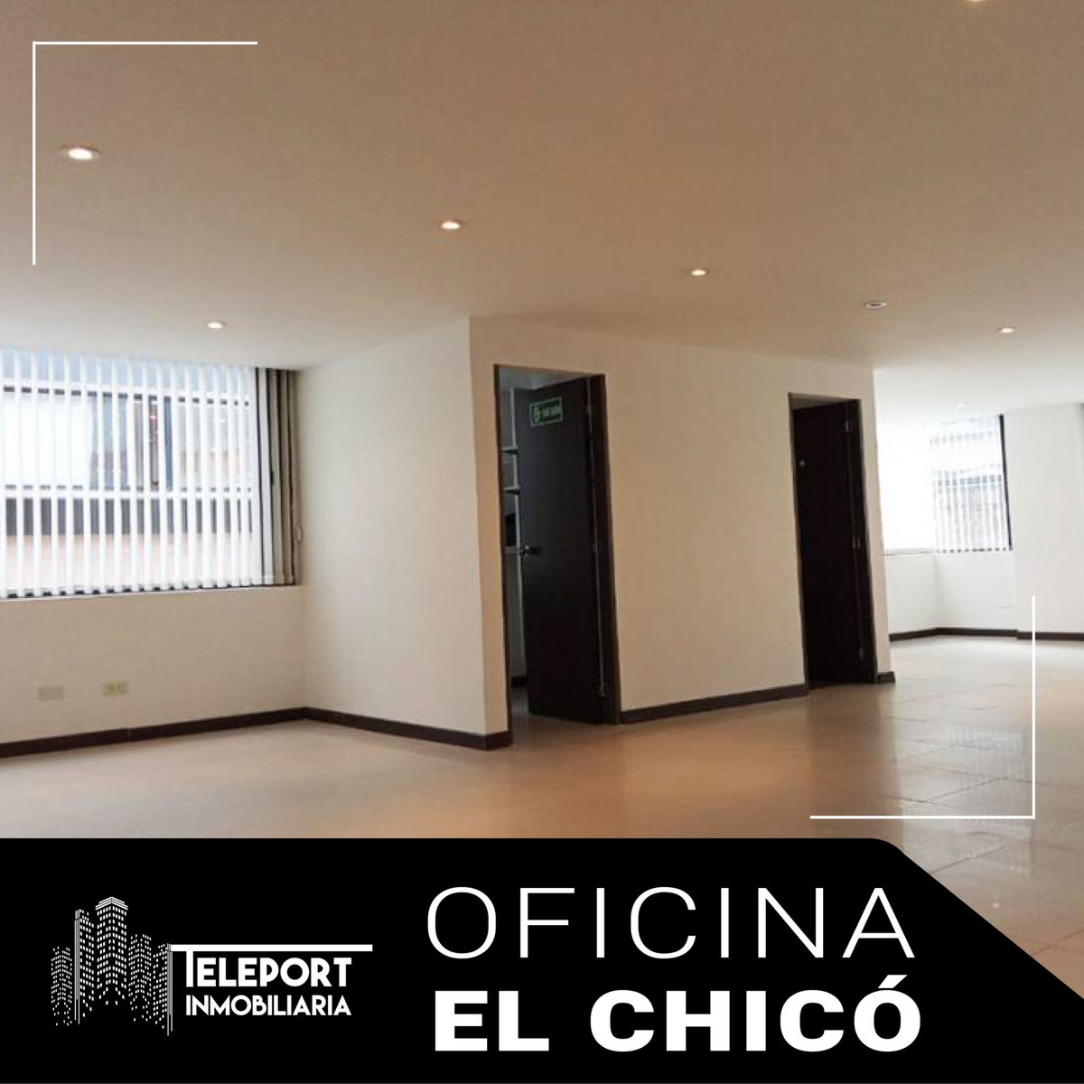 teleport_a's tweet photo. 📌 En arriendo oficina ubicada en El Chicó

60 M2 | 🚿 1 | 🚘 1 | $3.000.000 | Cod. 1386
Más información:  https://t.co/TpEbTCATI6
Calle 113 No. 7 - 21 Local 101, Torre A
Tel: 629 5081 / 620 5043 Cel: 317 369 8390
#Teleport https://t.co/s0xlgpzLLg