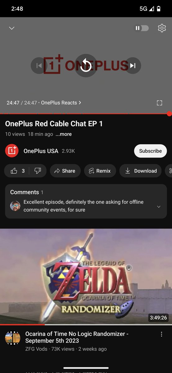 WhiteFoxOfDark's tweet photo. @OnePlus_USA I watched the clip and the full video. https://t.co/dAHGF4fyRB