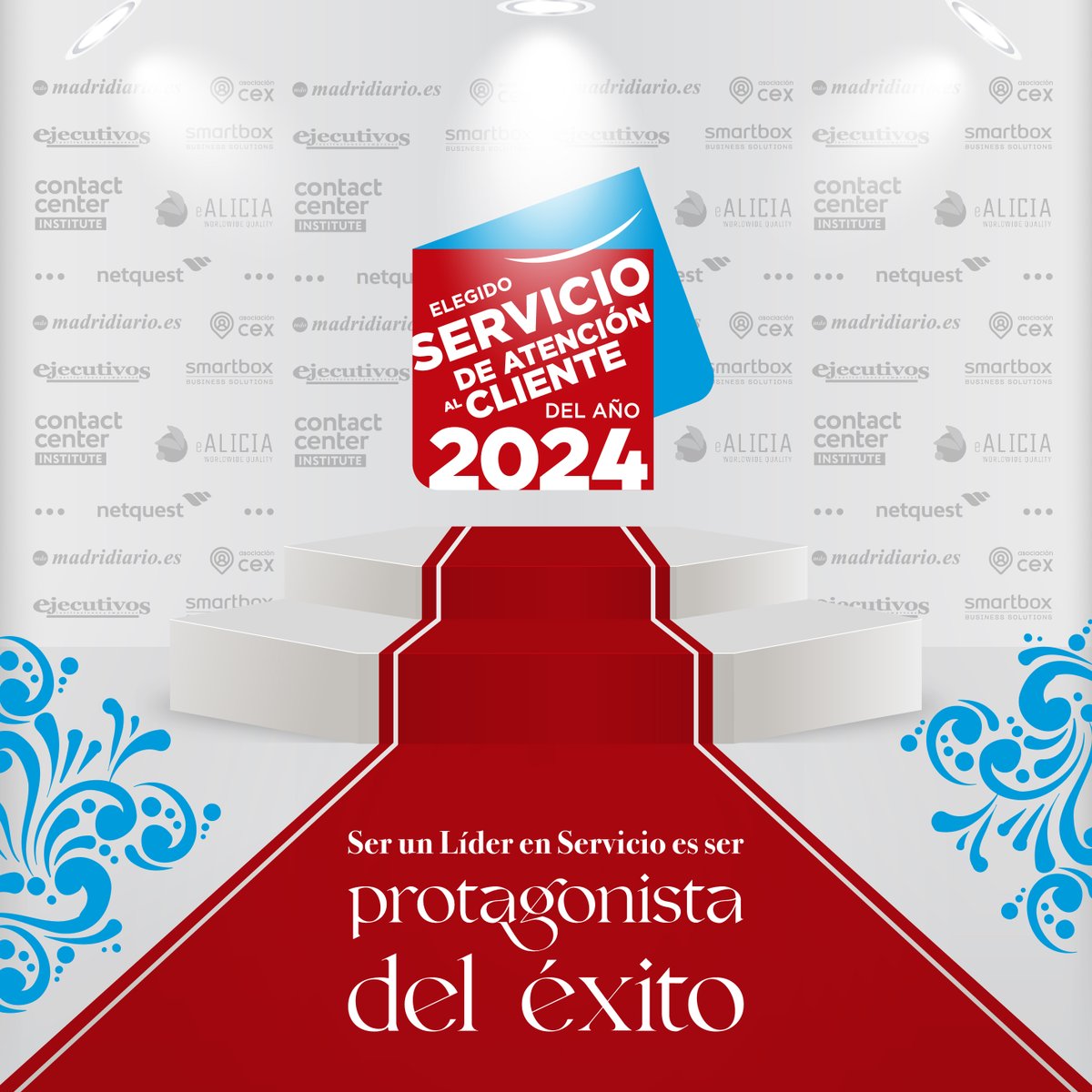 Nuestro claim de este año: Ser un líder en servicio es ser protagonista del éxito. A minutos de  sacar la máscara y desvelar las empresas protagonistas del año en materia de atención al cliente.

Blanca Gener y Ana Banquer presentarán esta noche.