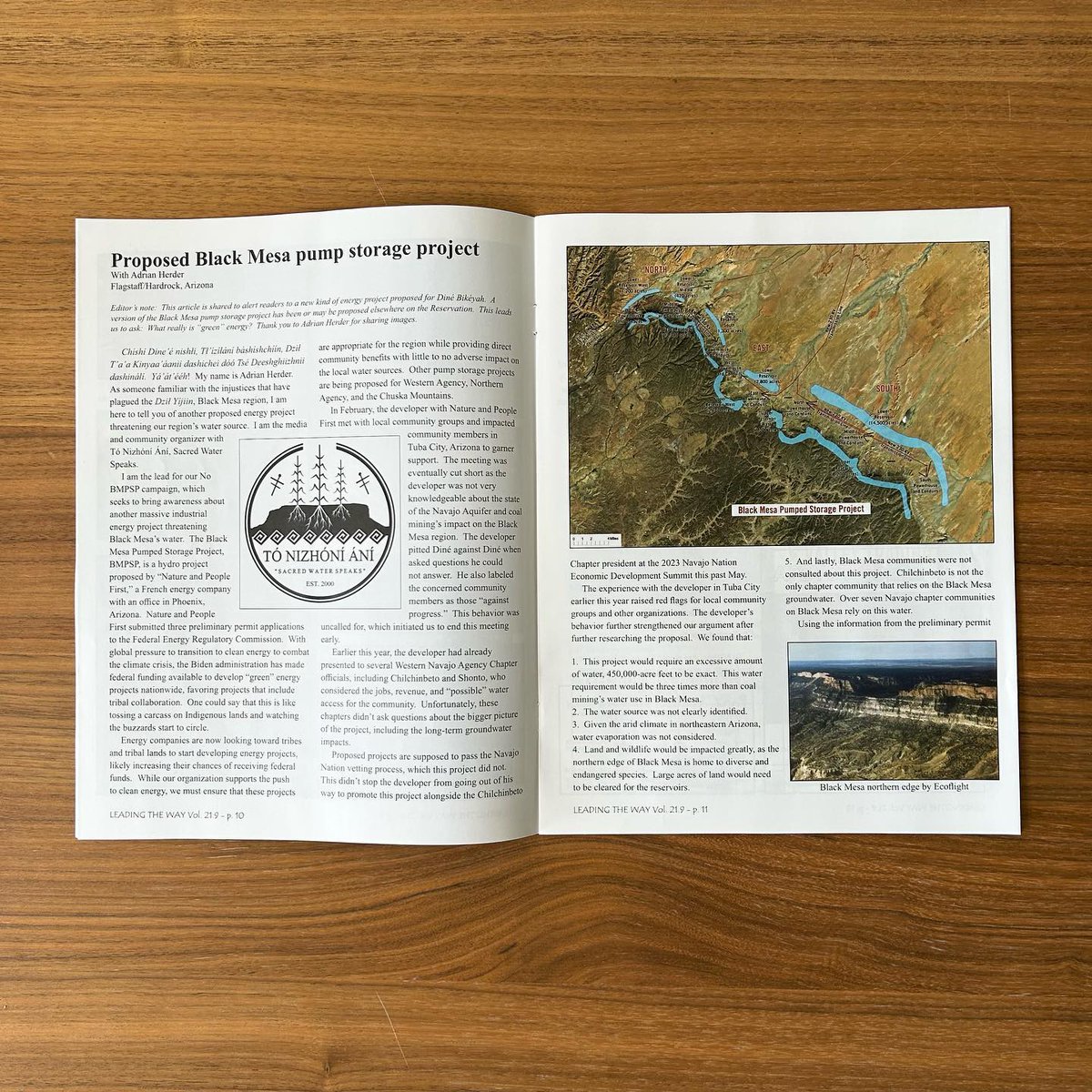 Just in case you missed it. Check out the September 2023 issue of Leading The Way to learn more about the proposed Black Mesa Pumped Storage Project (BMPSP). #NoBMPSP #ProtectNavajoWater #TóBeeIiná #NoFalseSolutions