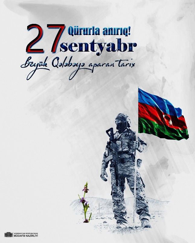 wwwmodgovaz's tweet photo. 🇦🇿 Şəhidlər Ölməz!
Sənə can qurban, Azərbaycan!

#QarabağAzərbaycandır🇦🇿
#KarabakhisAzerbaijan🇦🇿
#27Sentyabr
#AnımGünü https://t.co/NUbqM7KkWJ