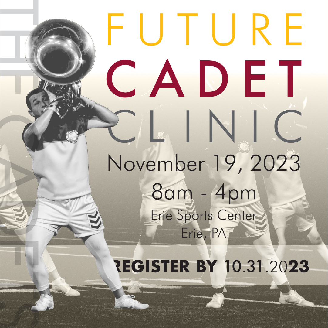 If you're a brass, percussion, or guard student age 16+ and want to join a drum corps one day, don't miss the Future Cadet Clinic! We'll teach you what it takes and help you know what to work on so when the time comes, you're ready! cadets.org/cadets-host-fu…

#cadets24 #dci