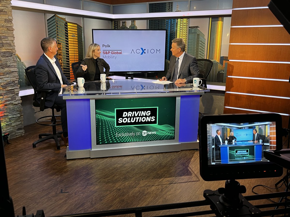 CarBizToday's tweet photo. Stay tuned for this special three-part series of #DrivingSolutions with Steve Schmith from @Acxiom, Vicki Poponi from @salesforce, Amber Daniel from @SPGlobal Polk, and also from @Acxiom, Kyle Hollaway https://t.co/vOyHpLMaDo