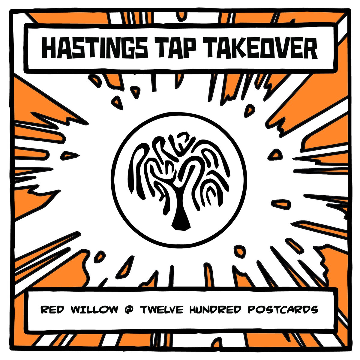 Ten days to go, and the forecast is looking pretttty goood 🤞 Just a few stops left on our virtual tour before it's time to do it for real! Next up it's REDWILLOW at TWELVE HUNDRED POSTCARDS 🍻