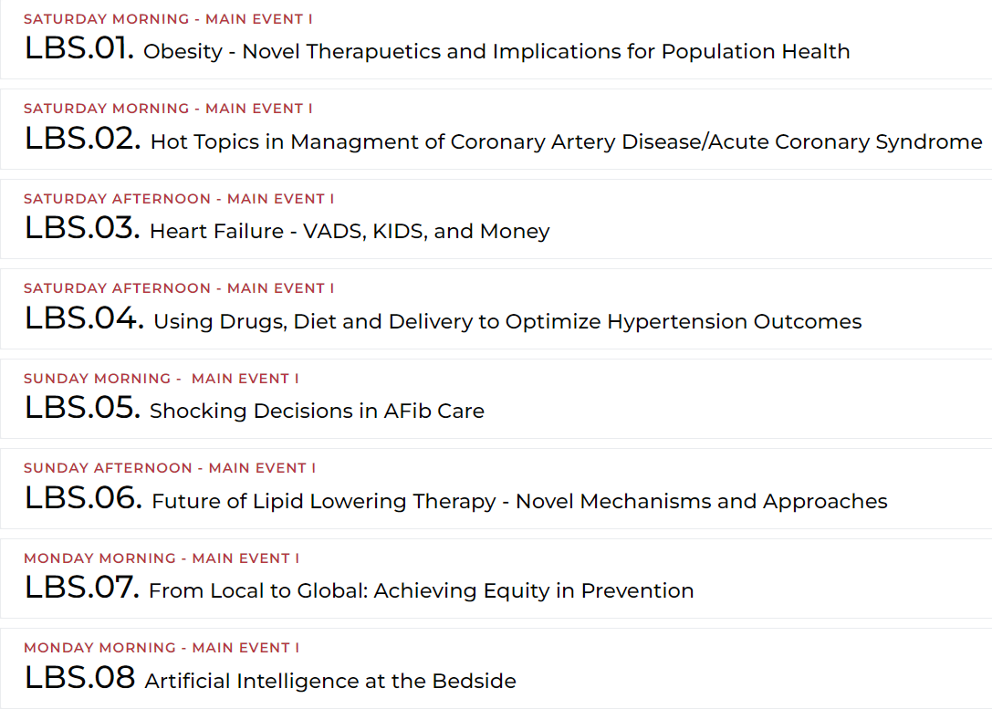 🔥Hot of the press 🔥 #AHA23 Late Breaking Science! Find results for SELECT, MINT, innovations in AI-guided treatment and prevention, and so much more. spr.ly/6012u1M7e