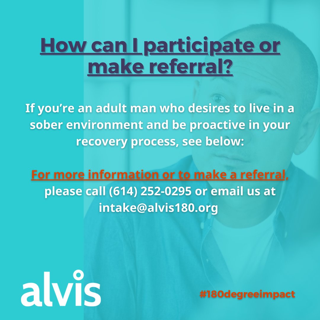 Did you know that Alvis not only has Amethyst women's recovery housing, but we also have Oasis, men's recovery housing?

As we near the end of #NationalRecoveryMonth, we wanted to highlight the Oasis program. Check out the images for more information!

#180degreeimpact