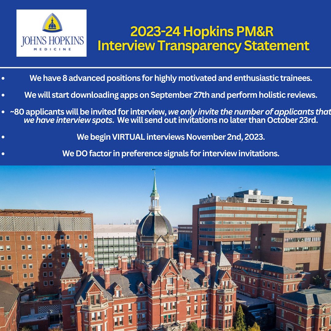 An important announcement for the upcoming interview cycle!!!