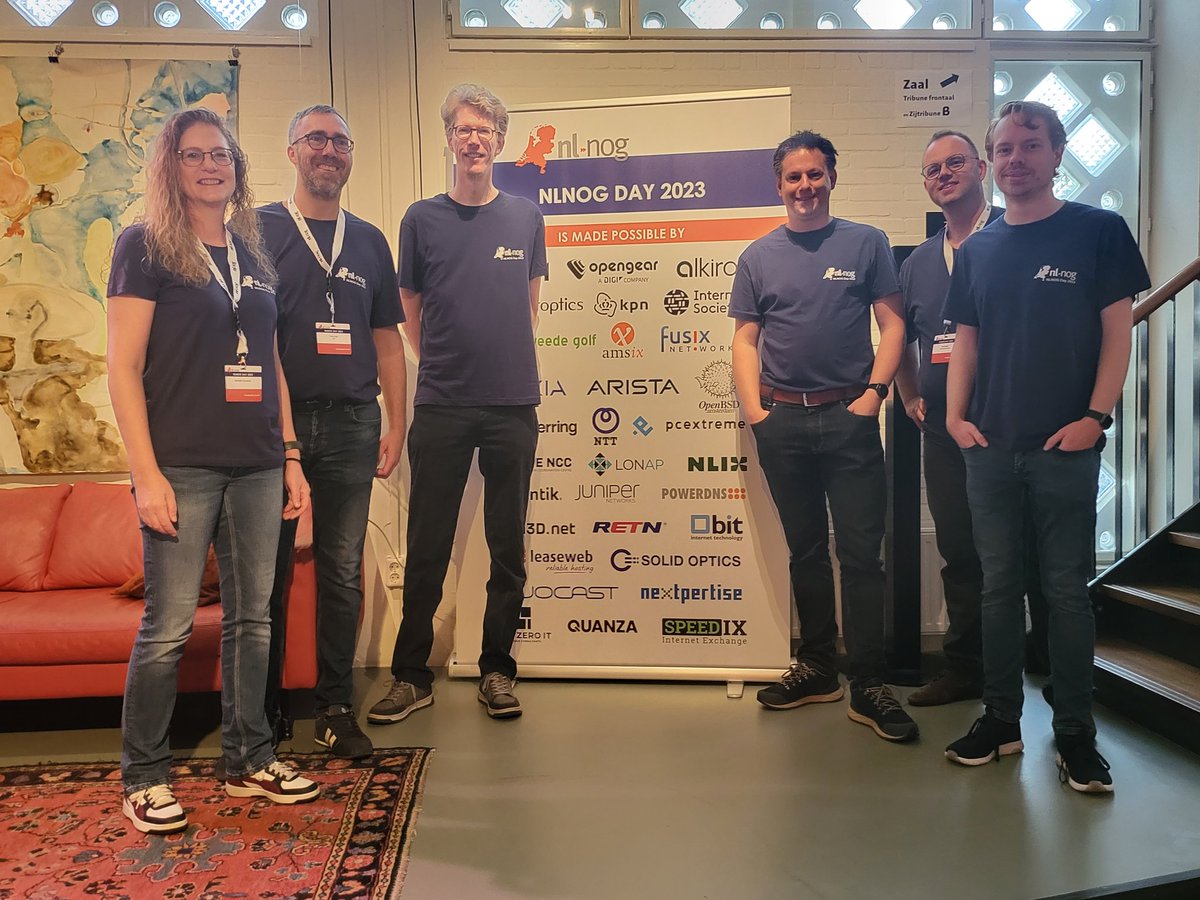 At the end of #NLNOGDay2023 we want to thank all our sponsors, speakers and participants for another fun edition! See you in January for the NLNOG New Years Drinks