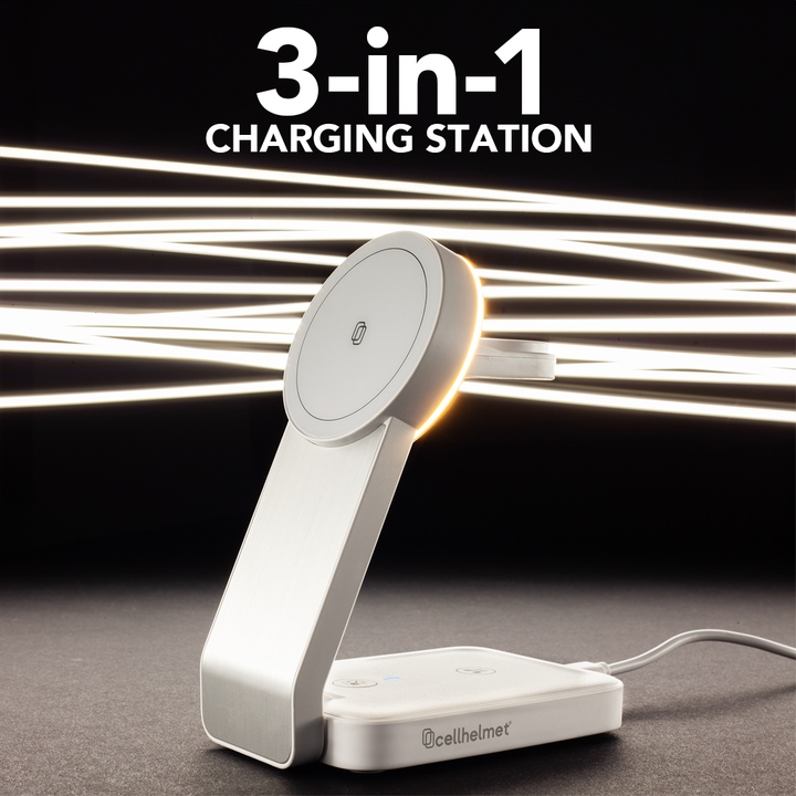 cellhelmet's tweet image. One stand to rule them all! Phone, watch, and earbuds – all charged up and ready to roll. 📱⌚🎧 #ChargeMaster

#cellhelmet #charger #chargingstand #phone #apple