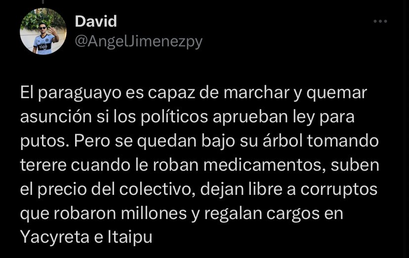 Una remera que diga: