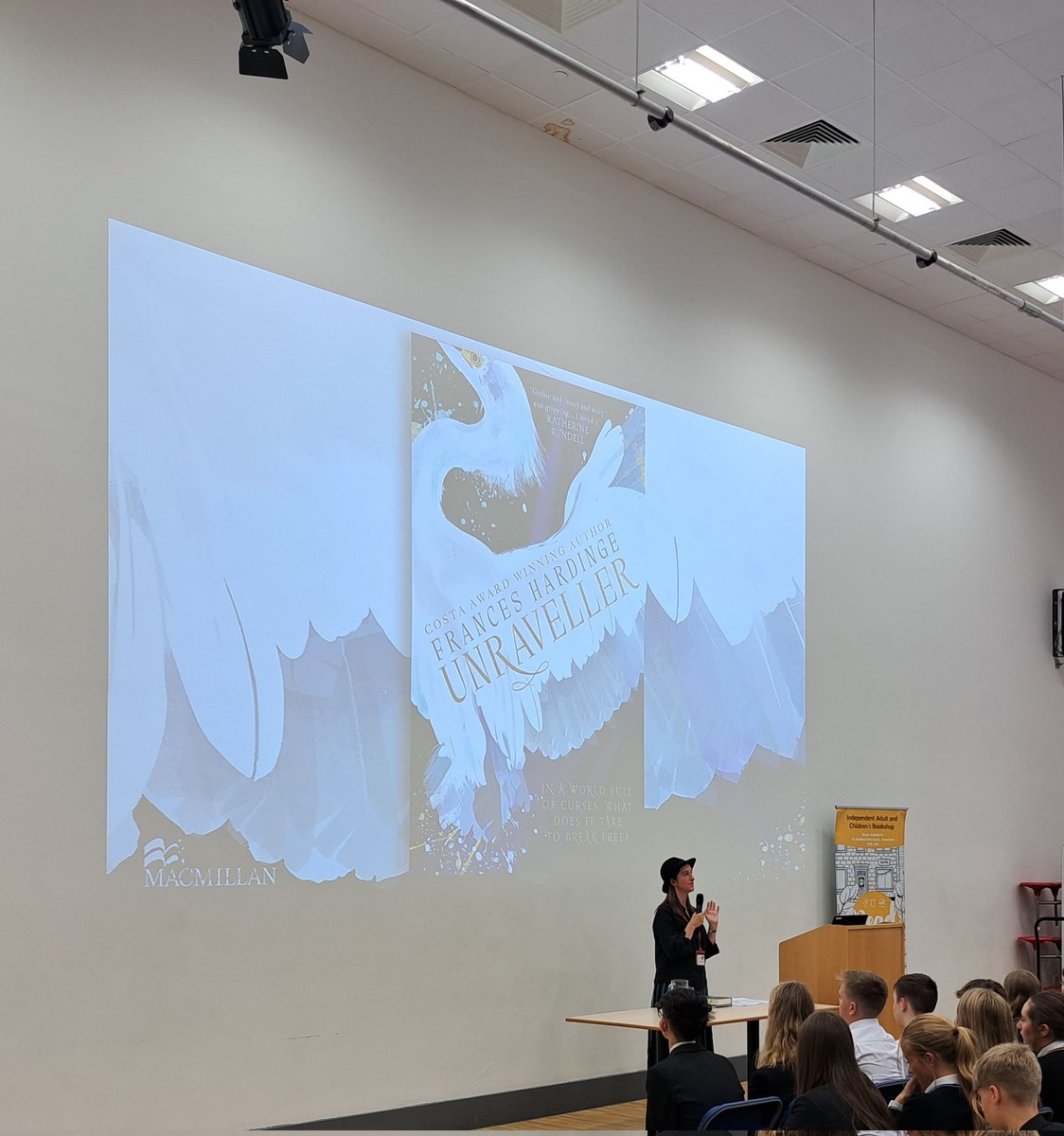 A fantastic, inspirational visit from Costa award winning author <a href="/FrancesHardinge/">Frances Hardinge</a> 📚 Frances spoke to Y10 students and spent time in the PGS Library. Many thanks to <a href="/read_holmfirth/">Read. Holmfirth</a> for facilitating! <a href="/PenistoneGS/">Penistone Grammar School</a>