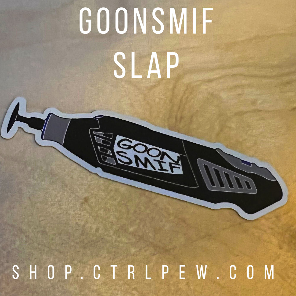 CtrlPew2's tweet image. 🔫🛠️ Want to show off your precision Goon Smifing skills? Look no further than the "Goonsmith" gunsmithing sticker! Perfect for gun enthusiasts and certified Goonsmiths alike, this 3" x .7" sticker is a must-have for any collection. Order yours today! #GoonSmif #Gunsmithing