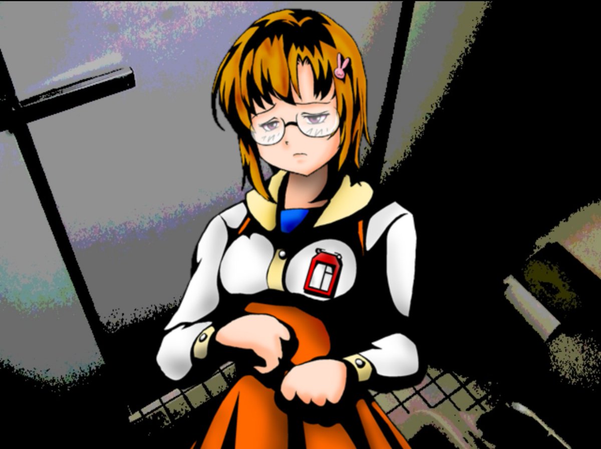 8thGhost's tweet photo. “Y... You haven't promised...”

She rubs her eyes with her sleeves– Marie has a habit of sobbing for a long time when she gets started, so she hasn't stopped crying yet. 

“P... Promise your safety to me...!!” https://t.co/S3zASailp9