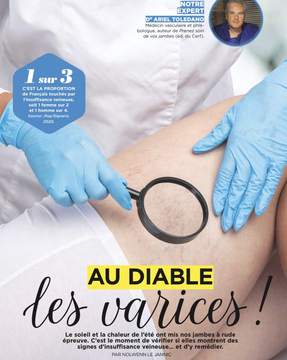 A lire le dossier sur les varices dans le nouveau numéro de ⁦<a href="/DrGoodMag/">DrGoodMag</a>⁩