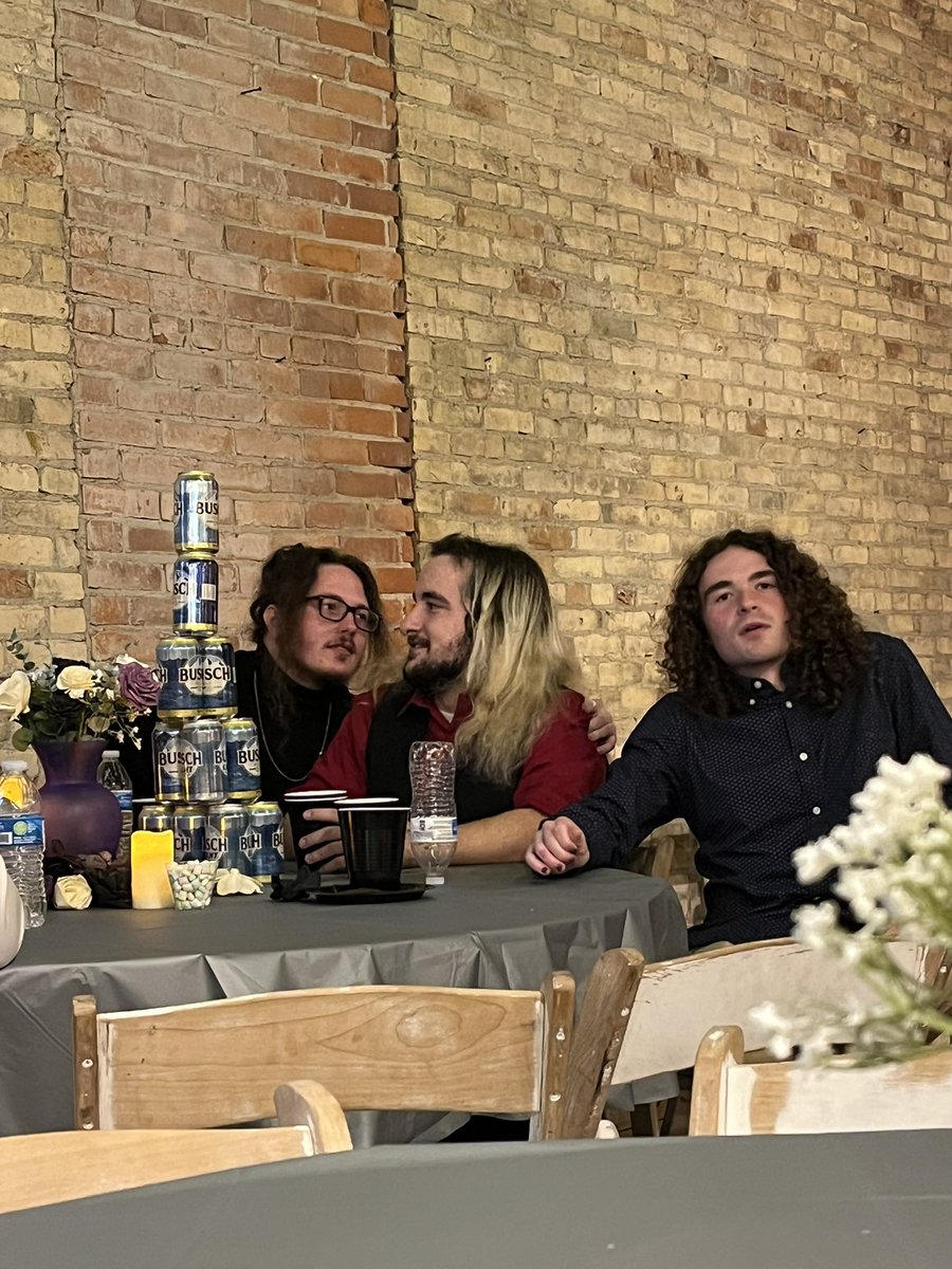 CCRhetoricBand's tweet photo. @kyen420 and @carleecore got marriaged this past weekend 💕 https://t.co/xXqQW7ZpAY