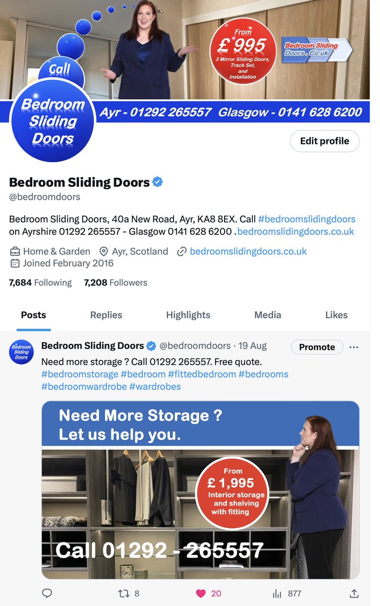 Massive Thank you to the 800 people who followed us over the past two months. #bedrooms #bedroomdoors #fittedbedrooms #bedroomayr #ayr #ayrshire #bedroomsayrshire #bedroomsglasgow