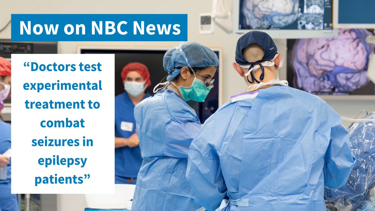 Congratulations to Drs. Sharona Ben-Haim and Jerry Shih on this vanguard trial profiled by <a href="/NBCNews/">NBC News</a> that may be life changing for #epilepsy patients. The surgical delivery of biologics to the brain and spinal cord is a powerful new domain for neurosurgery: bit.ly/3PQeVgr