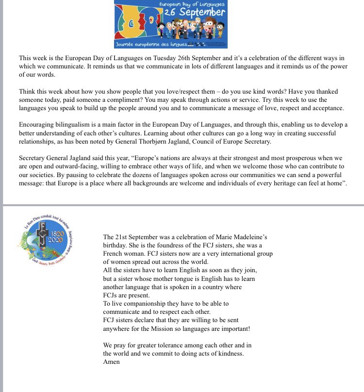 sm6form's tweet image. Our 6th Form have enjoyed celebrating the European Day of Languages with an assembly and fantastic canteen menu!