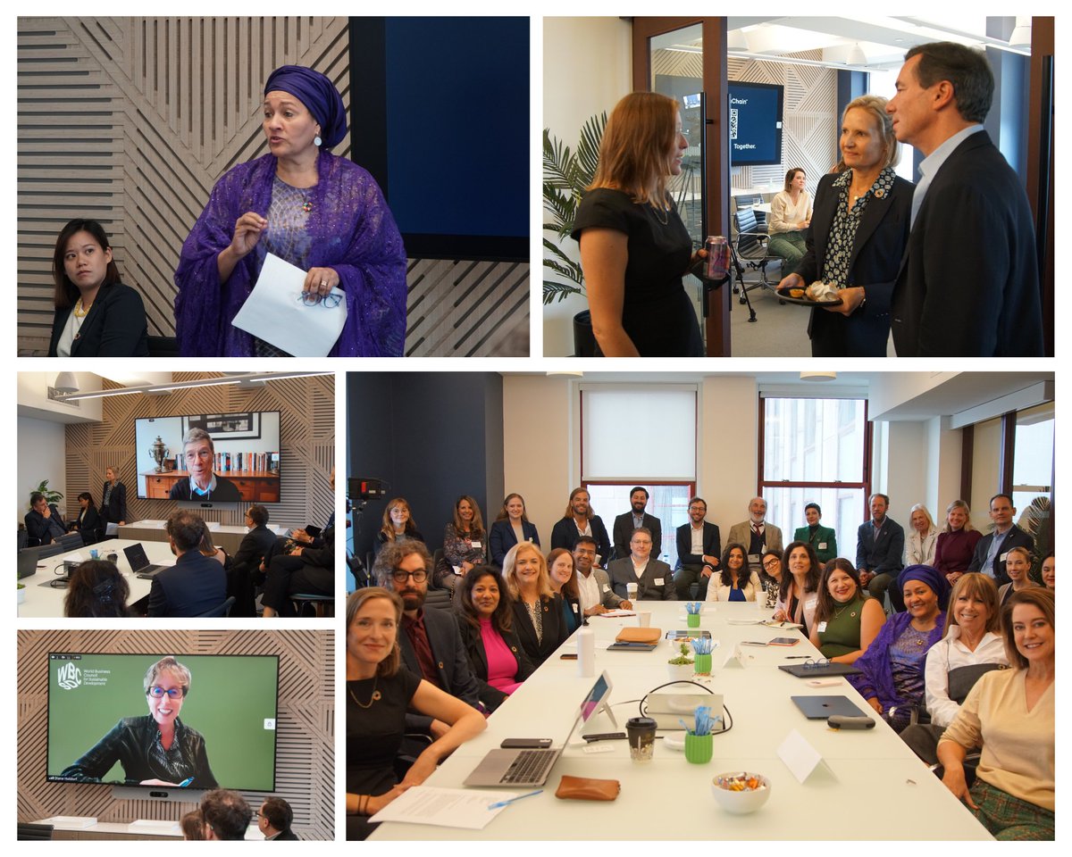 Yesterday, we welcomed UN members, Ms. Amina Mohammed and Professor Jeffrey Sachs, to our NYC office to discuss the potential impact #AI has on helping the world toward a viable future. I am so proud of the work @qlik is doing with partners like @SustainChain_ and the UN