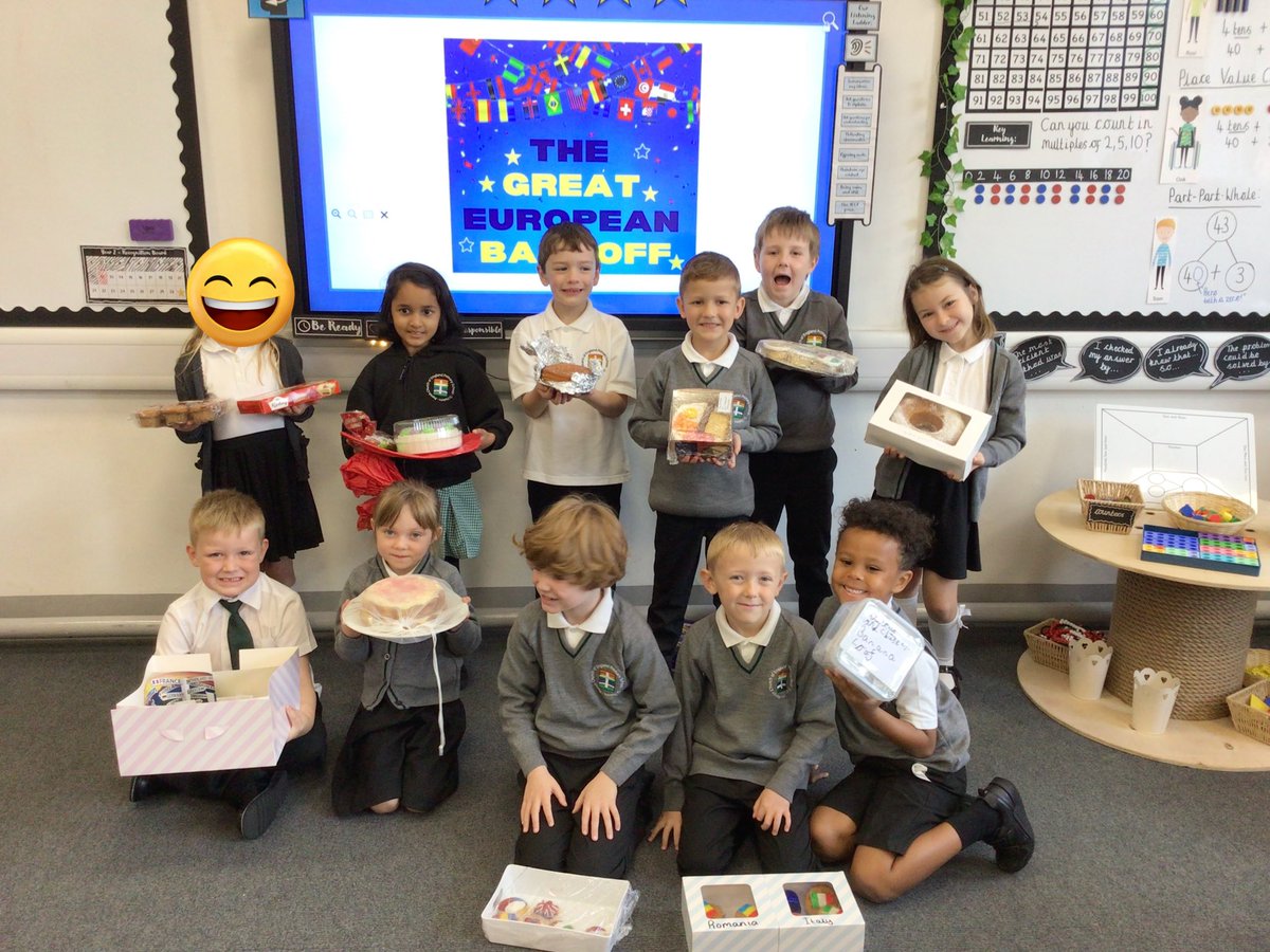 We certainly had some very excited children in Year 2 this morning! Super entries for ‘The Great European Bake Off’ @MrsEFlanders @parishschool1 🙌🏼⭐️🍰 #EuropeanDayofLanguages 👩🏻‍🍳🧑🏽‍🍳