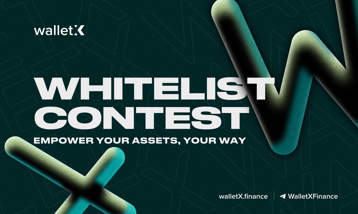 The WalletX Pre-Sale Whitelist Contest is here! Set our logo as your profile picture for a chance to win early access to the Pre-Sale! Stay tuned for details. Don't miss out on this opportunity to join the WalletX revolution! 🌌

#TradeX #WalletX #WhitelistContest
