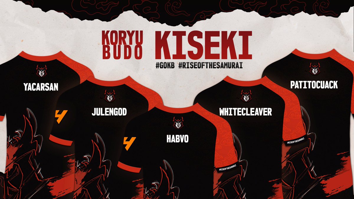 Koryū Budō (@budo_koryu) on Twitter photo 🔴KB KISEKI🔴
Os presentamos nuestro KB KISEKI, compuesto por los siguientes jugadores:
🔝 <a href="/yacarsan/">QueMaloQueSoy</a>
🌲 JulenGod
🧙♂️ <a href="/habvooo/">habvo</a>
🏹 <a href="/WhiteCleaverLoL/">WhiteCleaver</a>
🛡 <a href="/PatitoCrackk/">PatitoCuack</a>
Estos serán los samuráis que representen a nuestro club en la grieta.
#GoKB #RiseOfTheSamurai 🔴KB KISEKI🔴
Os presentamos nuestro KB KISEKI, compuesto por los siguientes jugadores:
🔝 <a href="/yacarsan/">QueMaloQueSoy</a>
🌲 JulenGod
🧙♂️ <a href="/habvooo/">habvo</a>
🏹 <a href="/WhiteCleaverLoL/">WhiteCleaver</a>
🛡 <a href="/PatitoCrackk/">PatitoCuack</a>
Estos serán los samuráis que representen a nuestro club en la grieta.
#GoKB #RiseOfTheSamurai