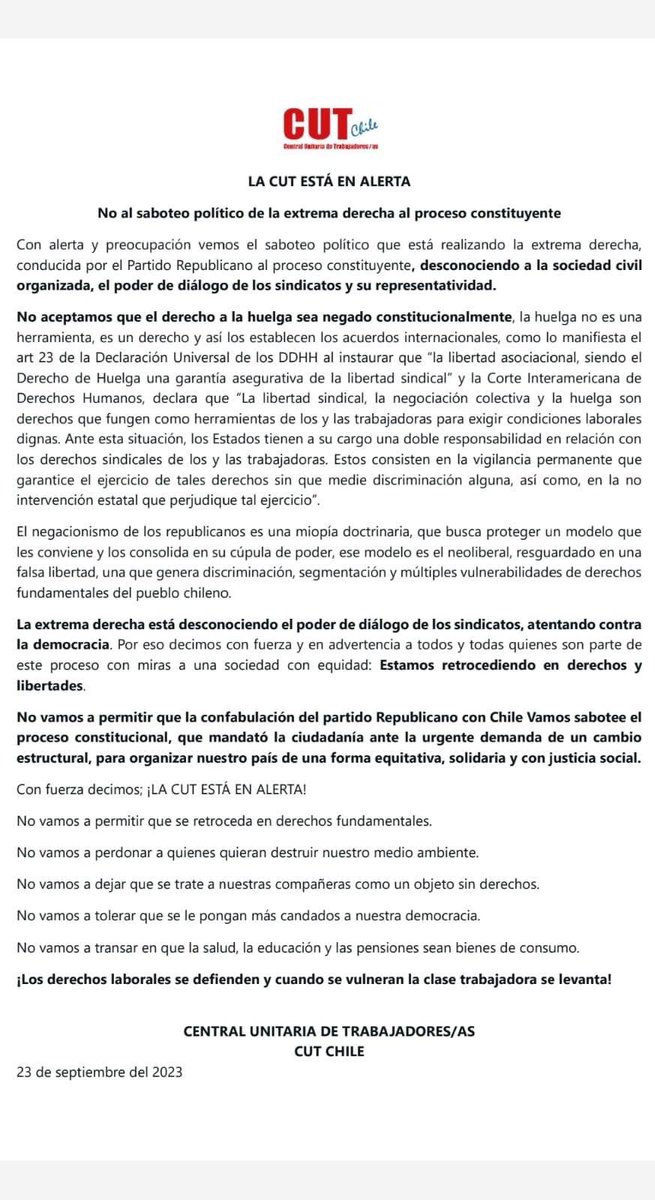 La Huelga es un Derecho de todos los Trabajadores 👊🏻