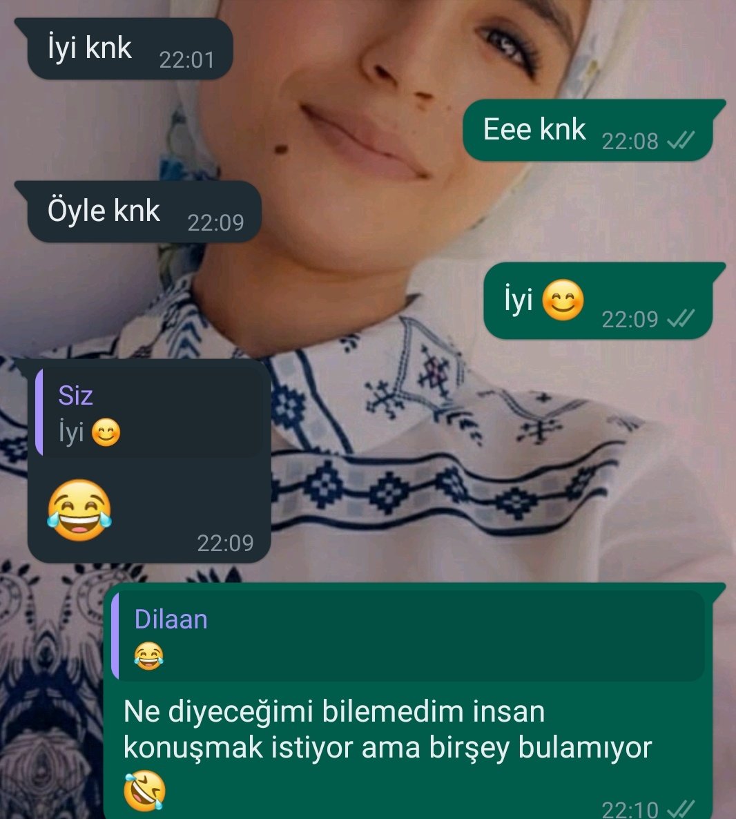 Konuşulacak konuların tükendiği o an