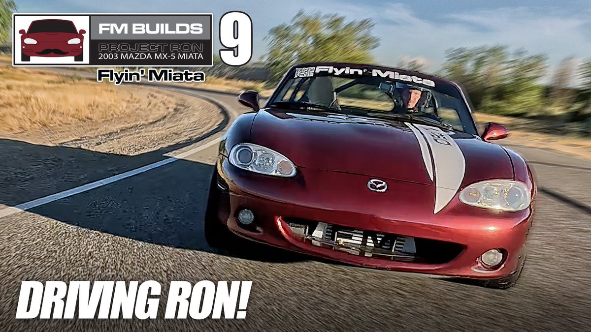 FlyinMiata's tweet photo. In the final episode of our build series, Mike takes Ron on a scenic drive and gets a little track time in Ron!
https://t.co/MDVzTb1VrS
#FMBuilds #build #turbo #miata #NB #ProjectRon #series #projectcar #FM #video #YouTube #FlyinMiata #turbotuesday #street #track #driving https://t.co/YDvsAWCxb6