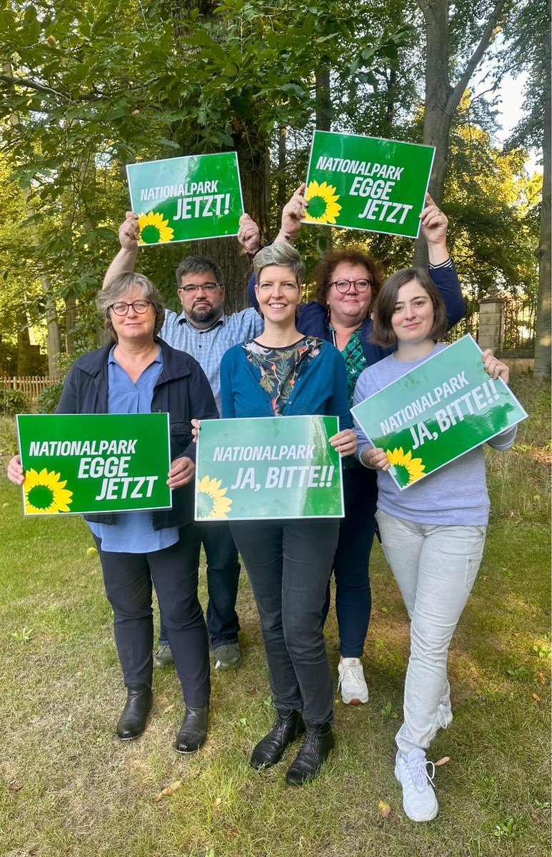 Als OWL Abgeordnete  stehen wir für die Schaffung eines Nationalparks in der #Egge ein. Lasst uns in der Region werben,um den zweiten Nationalpark in NRW zu unterstützen und ein starkes Signal für Artenschutz,Klimaschutz,Umweltbildung und Tourismus  zu setzen.
 #Nationalpark2NRW