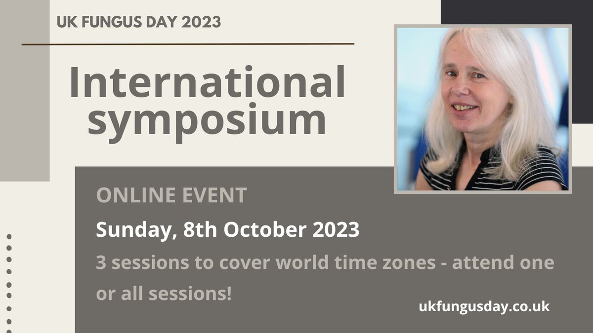 UK Fungus Day (@ukfungusday) on Twitter photo 🌏Find out about fungi all over the world: #UKFungusDay International Symposium online Sunday 8 October, chaired by Lynne Boddy <a href="/FungusProf/">FungusProf</a> Open to all! See the programme, and book your free place here: ukfungusday.co.uk/internationals… 🌏Find out about fungi all over the world: #UKFungusDay International Symposium online Sunday 8 October, chaired by Lynne Boddy <a href="/FungusProf/">FungusProf</a> Open to all! See the programme, and book your free place here: ukfungusday.co.uk/internationals…