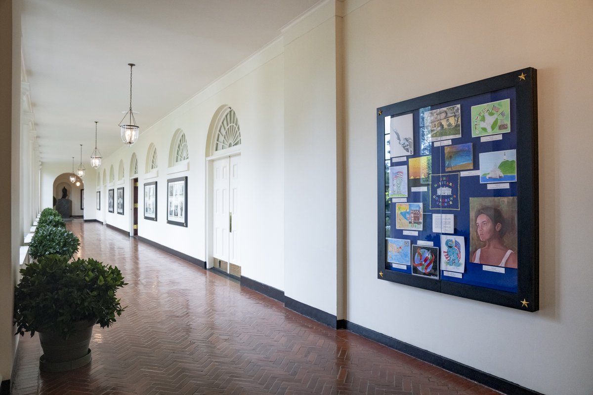 Sesame Street (@sesamestreet) on Twitter photo .<a href="/FLOTUS/">First Lady Melania Trump</a> debuted “The Military Children’s Corner,” a new art display dedicated to military-connected children at the <a href="/WhiteHouse/">The White House</a>. One of the works of art that will be on display is by our favorite furry turquoise monster, <a href="/Rositasesame/">Rosita</a>.
Children of military families may not .<a href="/FLOTUS/">First Lady Melania Trump</a> debuted “The Military Children’s Corner,” a new art display dedicated to military-connected children at the <a href="/WhiteHouse/">The White House</a>. One of the works of art that will be on display is by our favorite furry turquoise monster, <a href="/Rositasesame/">Rosita</a>.
Children of military families may not