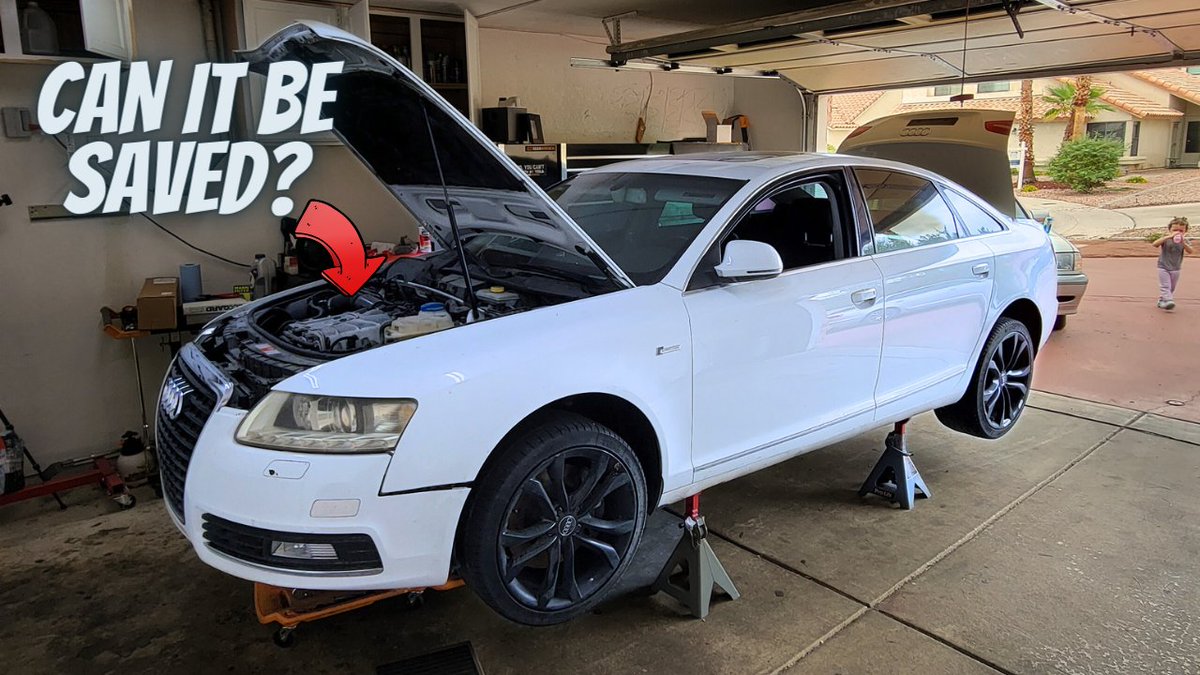 coleman_wall's tweet photo. We can't win them all!
I picked up this 09 #A6 3.0 @ $2200. The owner said it needed a new steering module that controls the ignition. He replaced the starter, and it still wouldn't start. During my diag I found the worst problem possible. A seized engine. https://t.co/E9UskgnocY