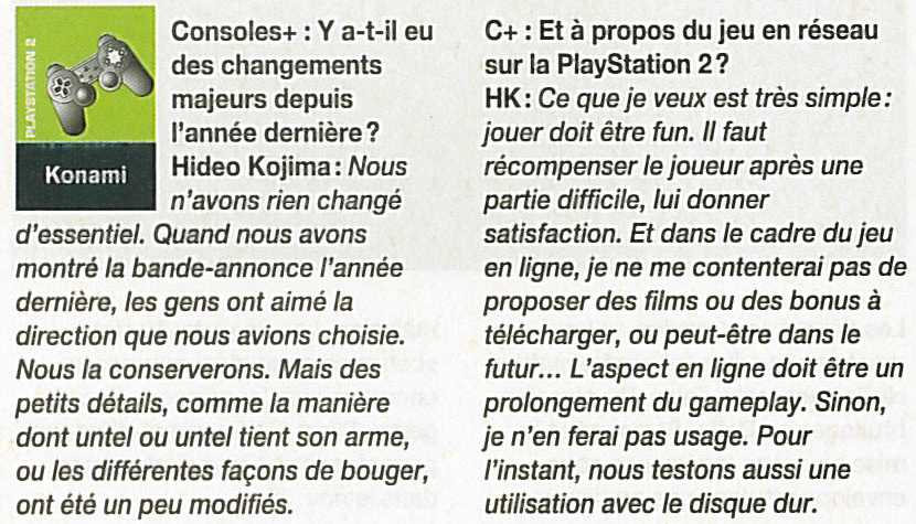 ASdepique87's tweet photo. Hideo Kojima's team considered using the PS2 HDD during the development of MGS2.

(Consoles + 114 - July/Aug. 2001) https://t.co/WpQfp3hYl9