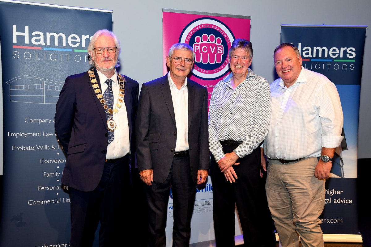A celebration of all things altruistic was the focus of this year’s #Pocklington Community Volunteers Awards ceremony,  attended by <a href="/ERLieutenancy/">East Riding Lieutenancy</a>, James Dick OBE. pockritc.com/communityaward… <a href="/HamersLaw/">Hamers Solicitors</a>  @SmileF_Hull #volunteers