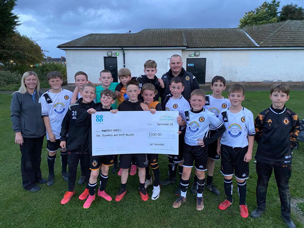 Maryfield United received a community donation for winter kits from Coop Blackness #itswhatwedo  <a href="/IvorPatterson/">Ivor Patterson</a>