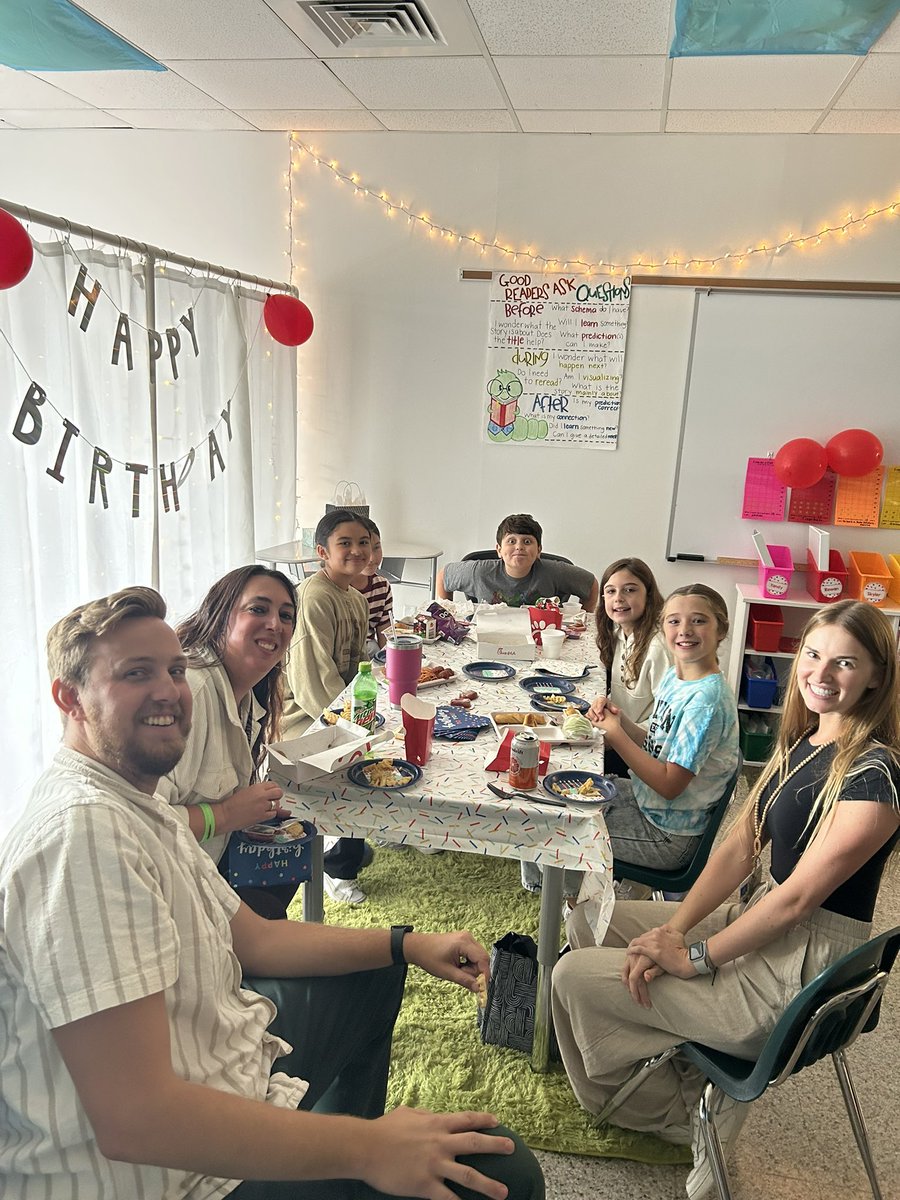 FosterKindness's tweet photo. had the best time celebrating this little swiftie today for lunch 🥰 with an extra special surprise from the lovely, @CardwellTeachMe ♥️ @MsCampbelll @BernsTeacher https://t.co/WFWm2FpNJ6