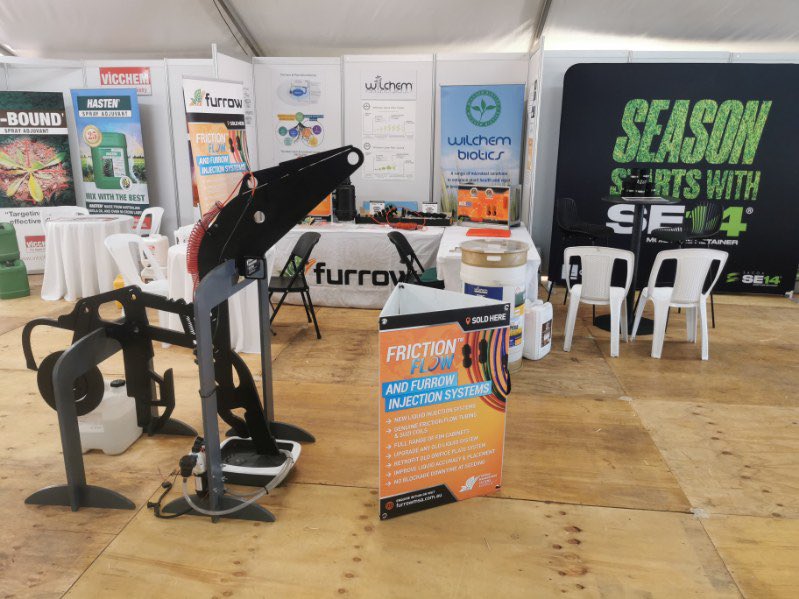 Day 2 of <a href="/DaysYorke/">Yorke Peninsula Field Days 🌾</a> at Paskeville. We have the guys from <a href="/MetlanSolutions/">METLAN Solutions</a> here  as new east coast dealers of <a href="/Furrow_MSA/">Furrow Management Systems Australia</a> products. Come and talk to them about #liquidinjection options