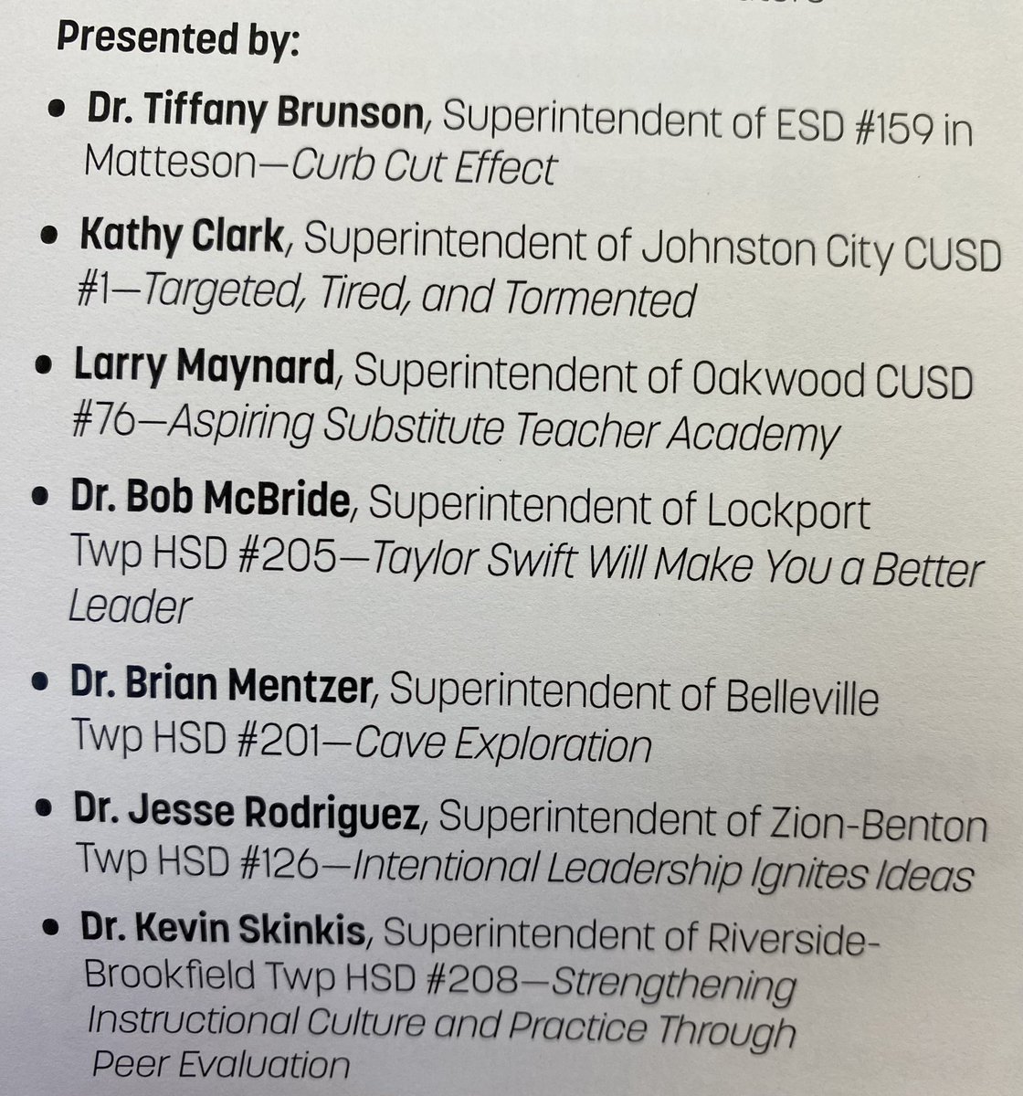 Get ready for a super⭐️ lineup of IGNITE presenters at this year’s conference! <a href="/drbrunsonGO/">Dr. Tiffany Brunson (she/her/hers)</a> <a href="/PorterSup205/">Bob McBride</a> <a href="/IllinoisASA/">IASA</a> #IASA2023 <a href="/docclark05/">Brent Clark</a>