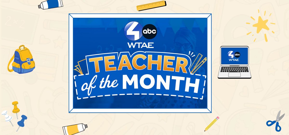 ✏️ We are excited to announce that one of our teachers was selected as the very first WTAE Channel 4 Teacher of the Month! Tune in this afternoon to the WTAE Channel 4 news at 4:00 PM to see who it is. We could not be more Plum proud! ⭐️
