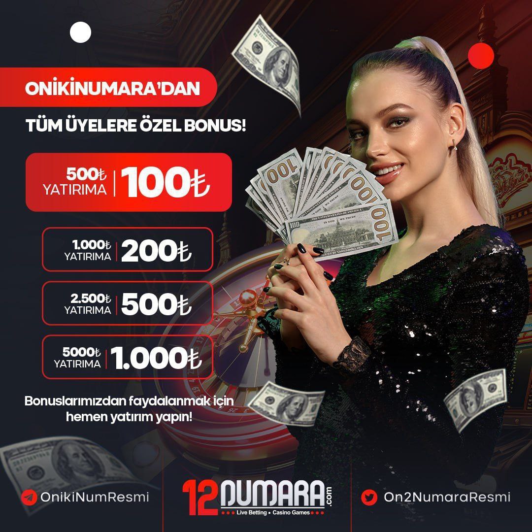 on2numararesmi's tweet photo. 📣 ONİKİNUMARA ile Kazanmaya Davetlisiniz!  
🔥Yatırımınıza ek nakit bonusumuz.  
🏆 Herhangi bir çevrimi yoktur  
🚀 Ek olarak % 5 Payfix bonusuda alabilirsiniz çevrimsizdir !  
🔥 Tek seferde 50.000TL ye kadar çekim imkanı 👉 https://t.co/lAbhd3zc2G https://t.co/2Or0ORPlGw