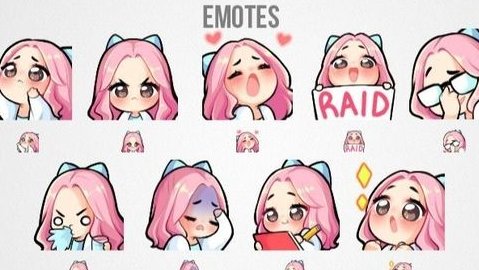 Hey Anyone needs Emotes I am running special discounts on Emotes as well. Dm me for more info  #twitchaffiliate #twitch #smallstreamer #SupportSmallStreamers #apexlegend #Warzone #gamers #smallstreamers #VtubersEN #VTuberUprising #Vtuber #Vtuber素材 #VTuberAssetsv