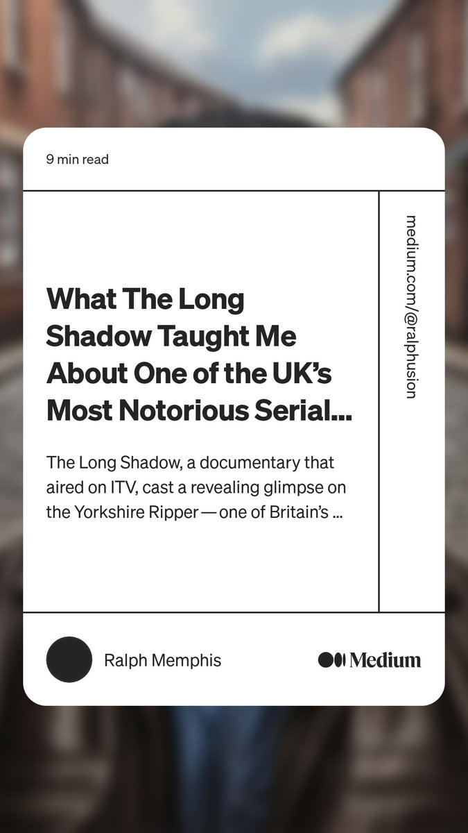 ralphusion's tweet photo. #TheLongShadow #YorkshireRipper UK's most notorious serial killers https://t.co/hIn1zIacoJ https://t.co/B7Lys3oBVB